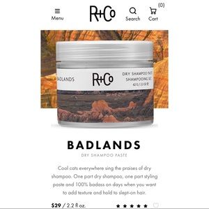 R & Co Badlands Dry Shampoo Paste